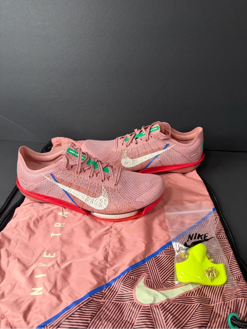 Nike Air Zoom Victory 2 ALL Track Spikes HQ2059-600 Pink Size 8 Men's/9.5 W